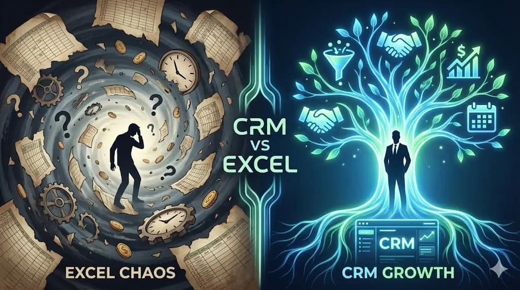 CRM vs Excel: Why Spreadsheets Are Killing Your Business